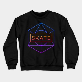 SKATE | Psychedelic Sacred Geometry Crewneck Sweatshirt